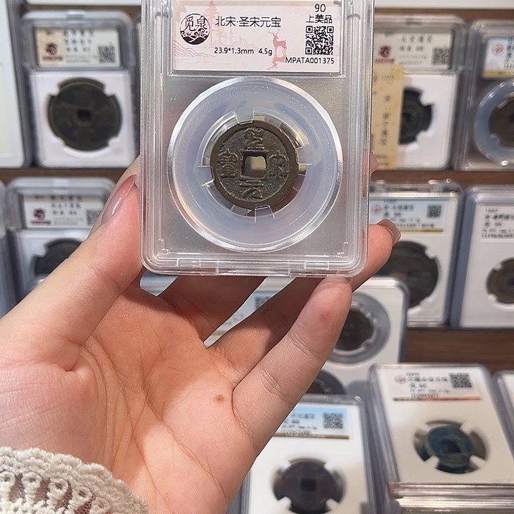 铜洛神 圣宋元宝 福利