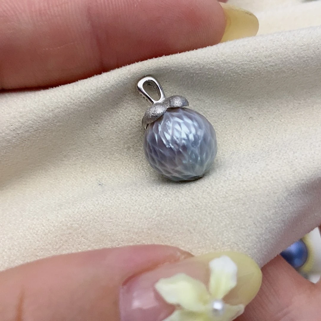 【闪购商品】海水珍珠银S925镶嵌颈饰