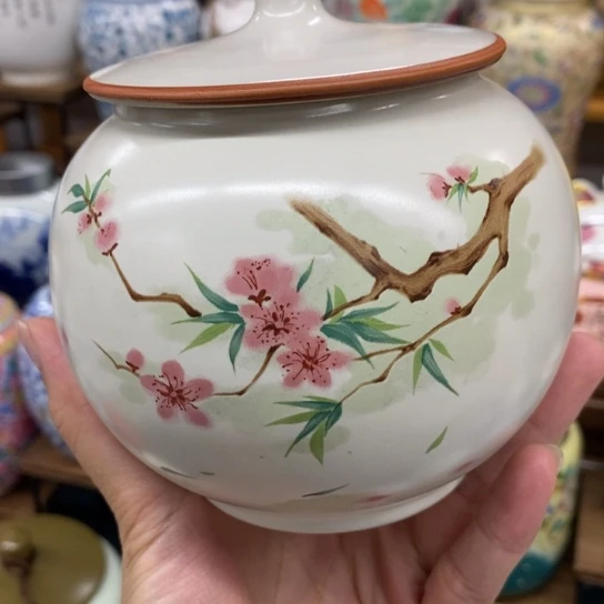 瓷片陶瓷茶叶罐密封罐