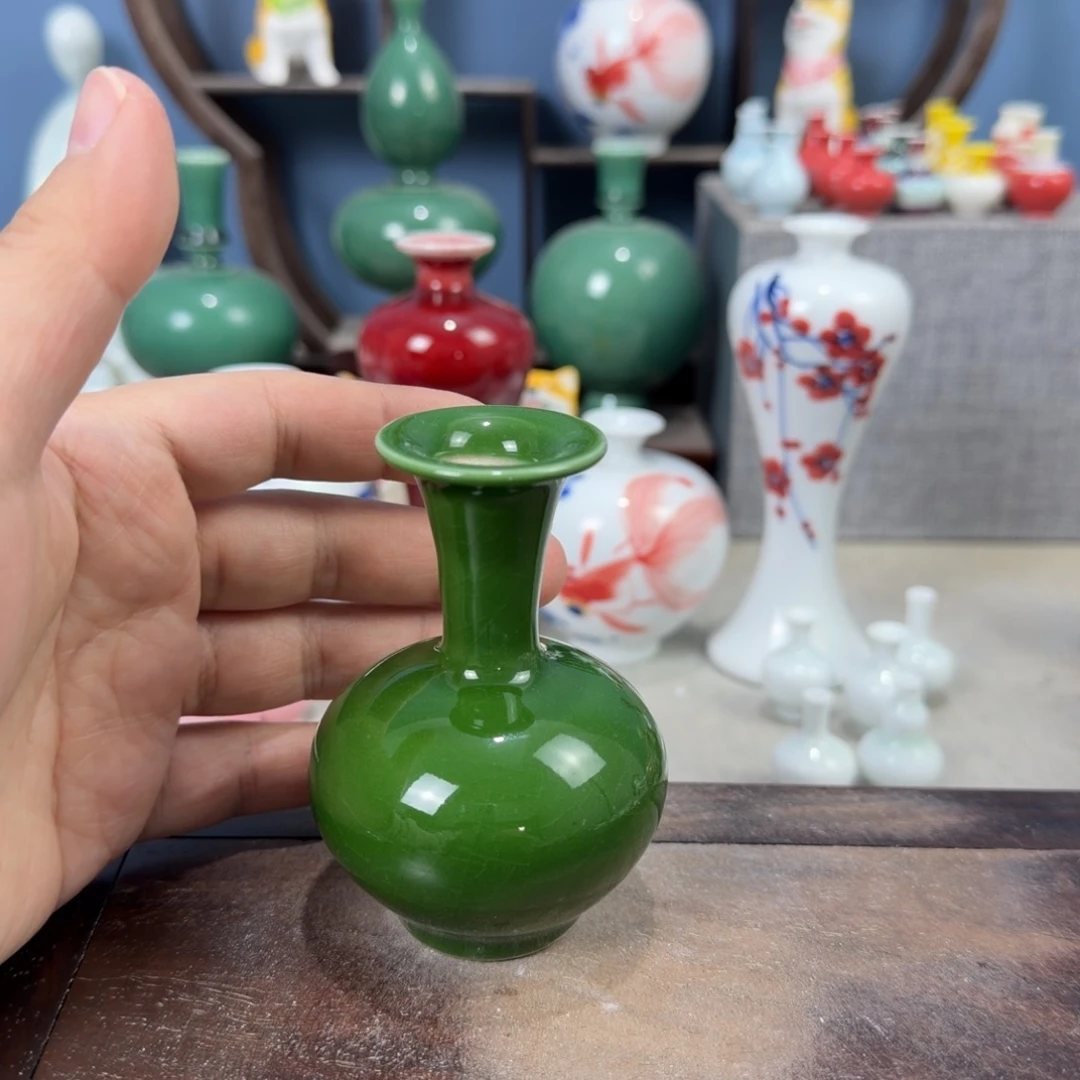 陶瓷手工小花器摆件