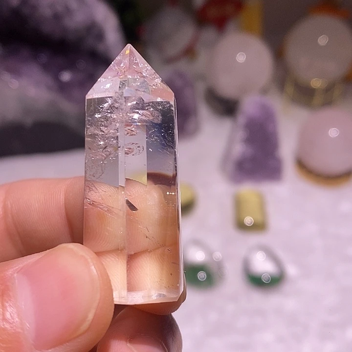 未镶嵌紫晶珠宝半成品