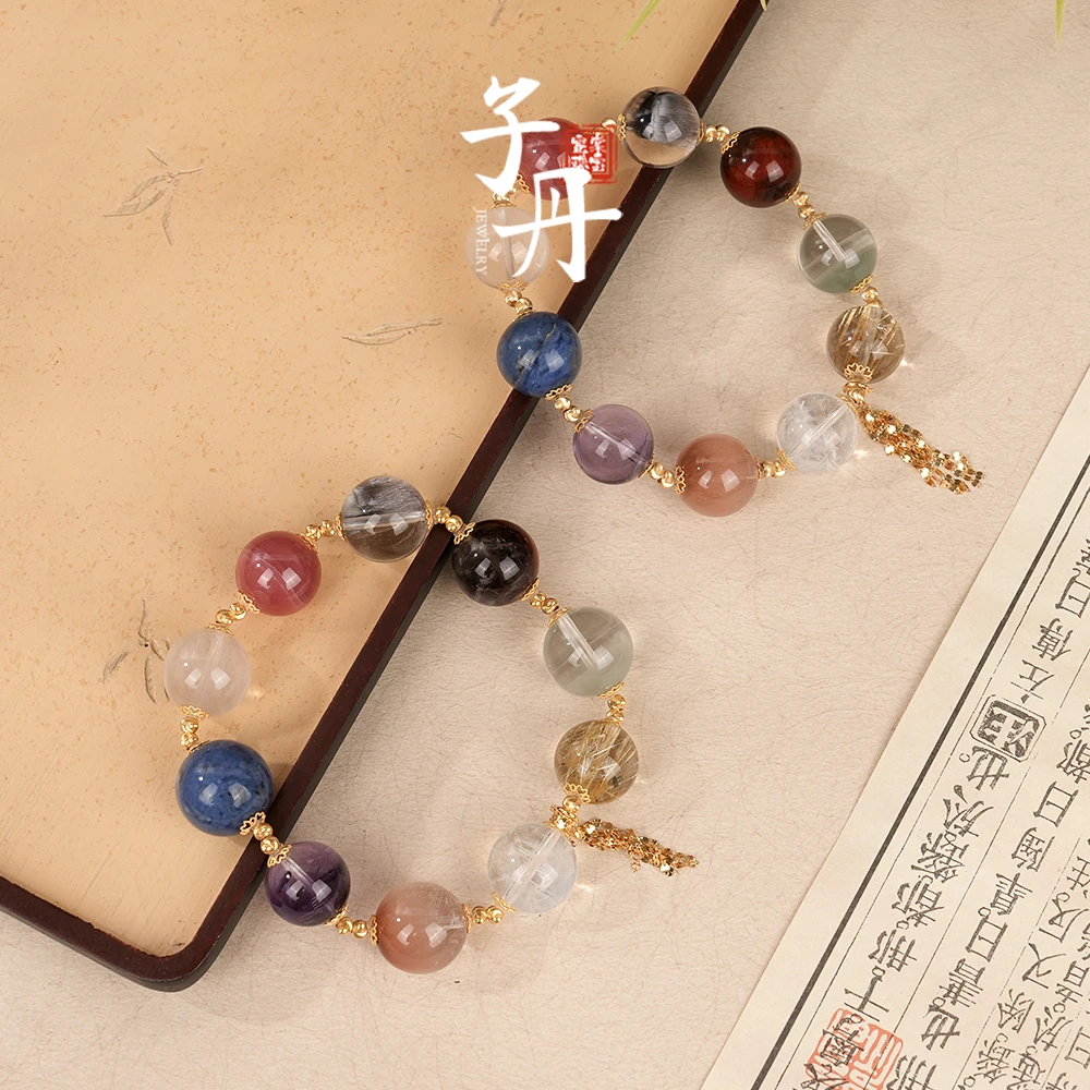 【蜜棠二店】18K十Q十美水晶手串（多样性发/发一串）C3-729