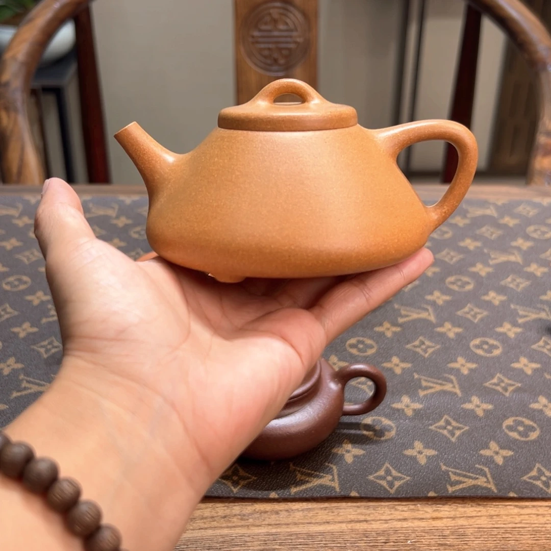 紫砂茶壶原矿泥料黄金段