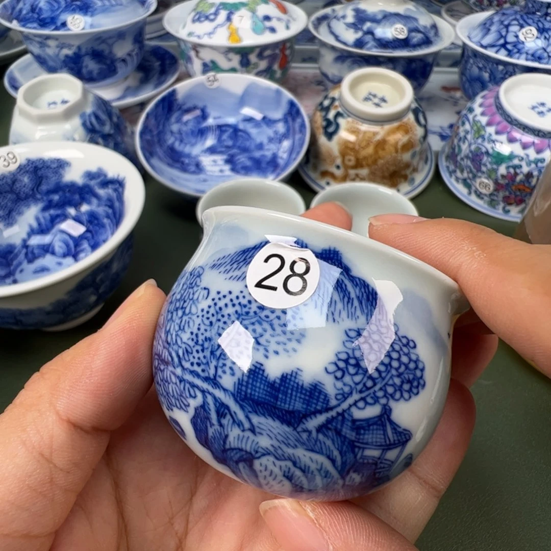 景德镇纯手工纯手绘茶具木木28
