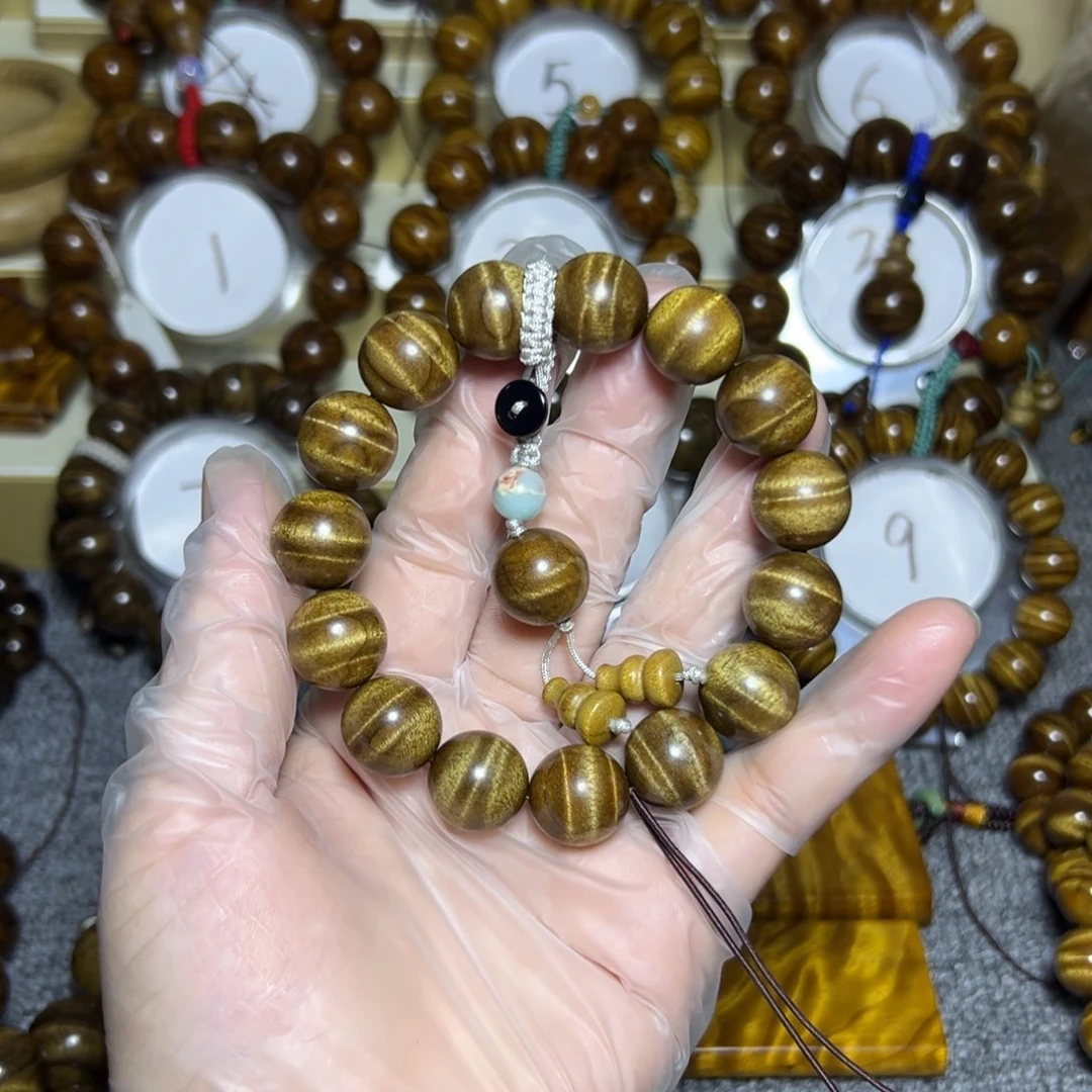 金丝楠手串/手链金丝楠木1.5