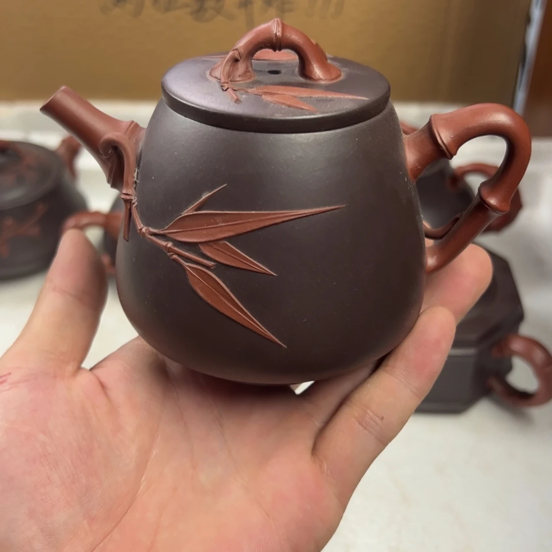 茶壶紫砂宜兴原矿紫砂壶240毫升容量