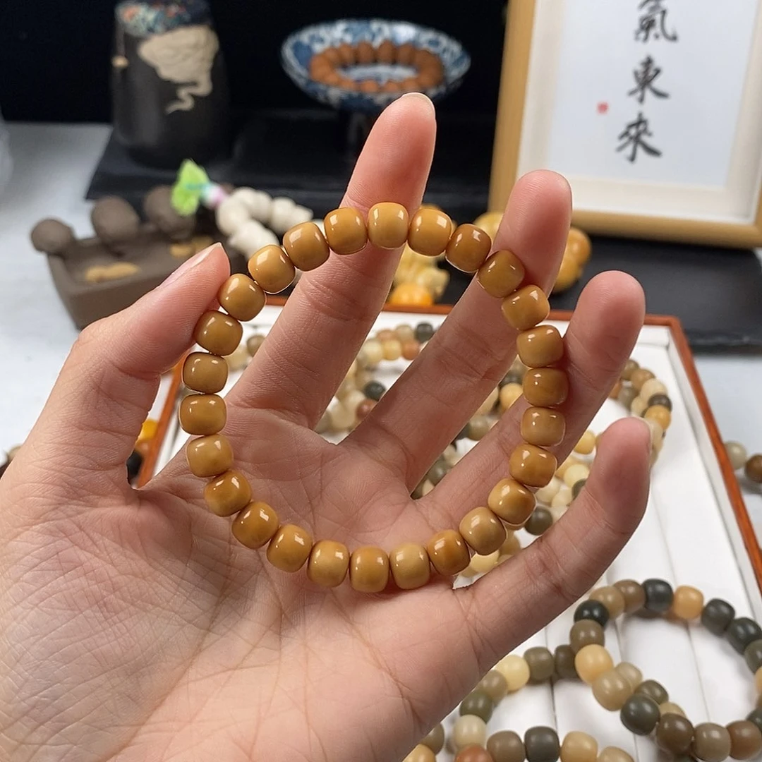 龙眼菩提手串手工干磨龙脊9mm