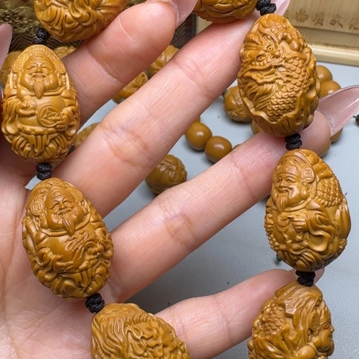 手串/手链橄榄核九龙财神