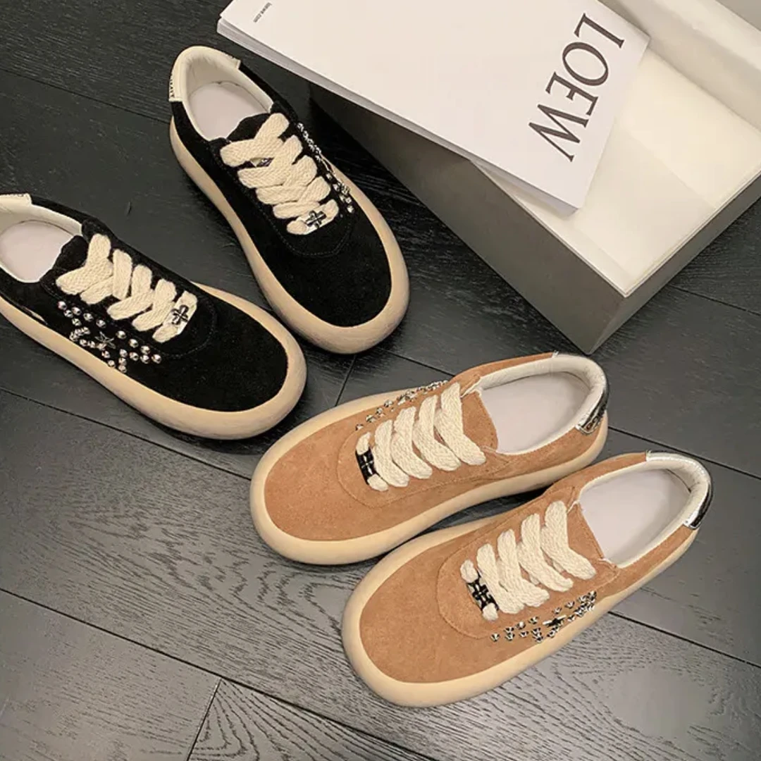 TING手工鞋~ 2025春新款设计感休闲鞋脏脏鞋H8817-8