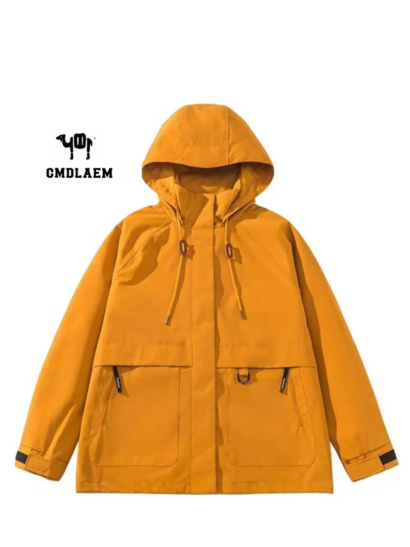 CMDLAEM玫瑰同款刘亦菲同款冲锋衣三合一秋冬外套连帽防风750