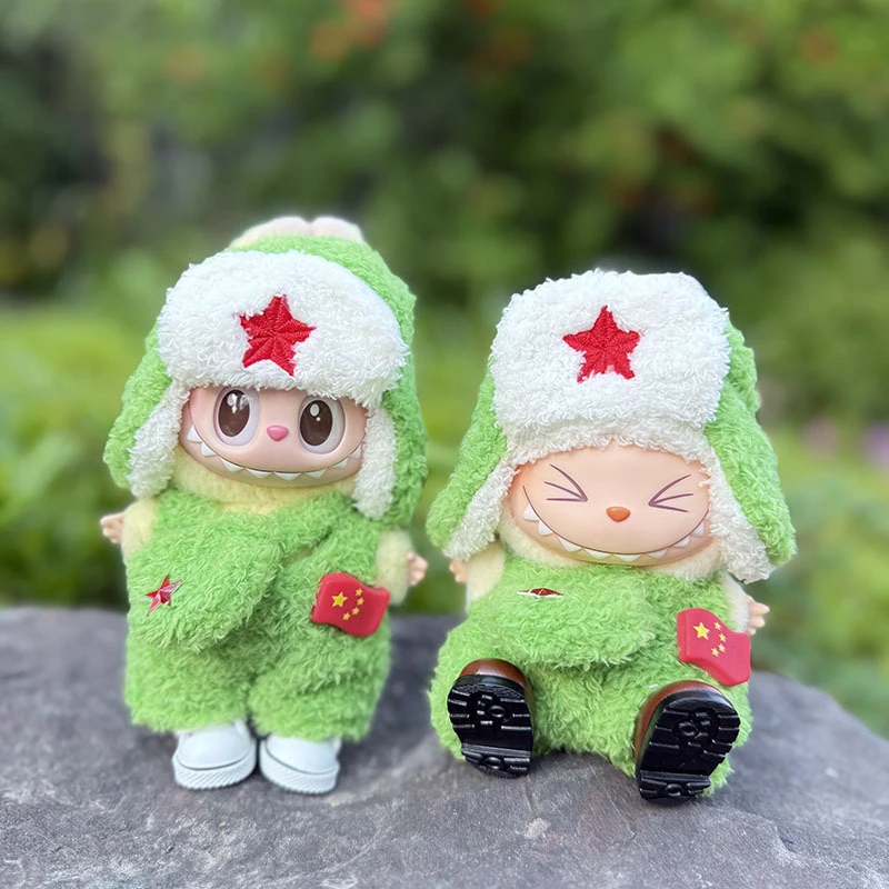 【小雷锋】可爱萌拉布布衣服labubu娃衣一代二代三代娃创意