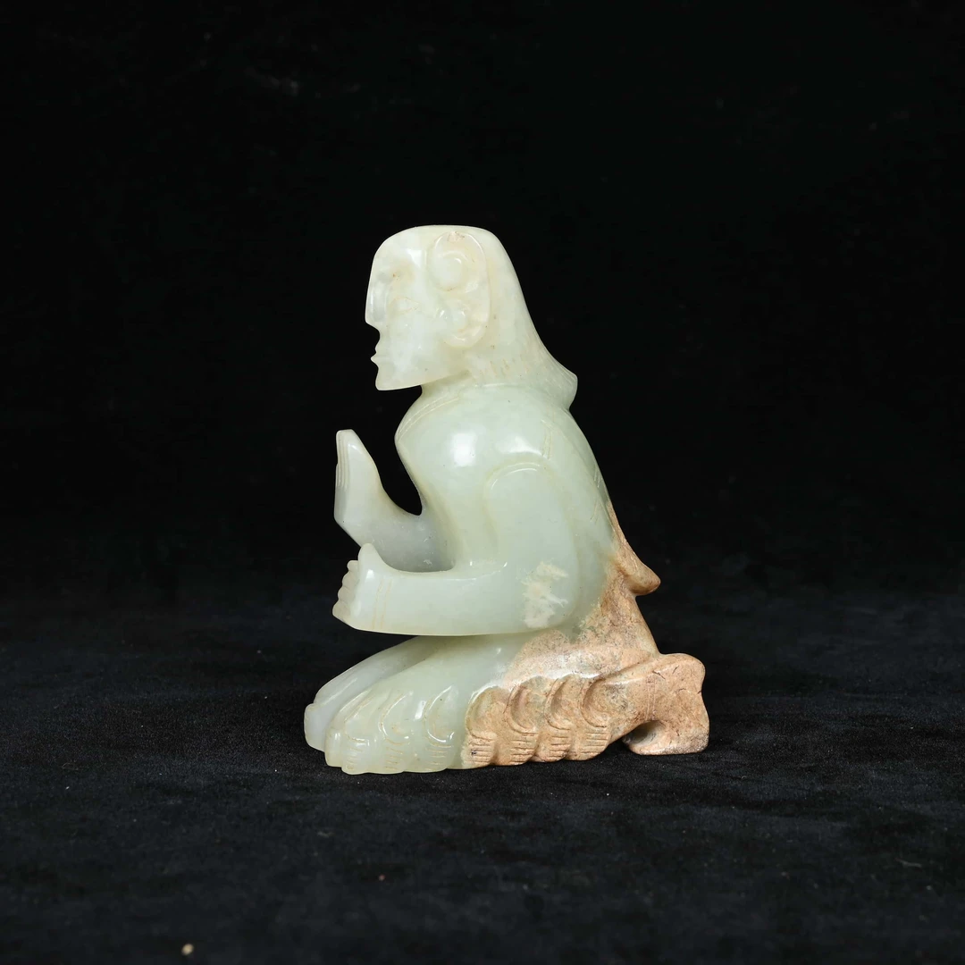 明代跪坐羽人/ZYR.163570/集萃斋