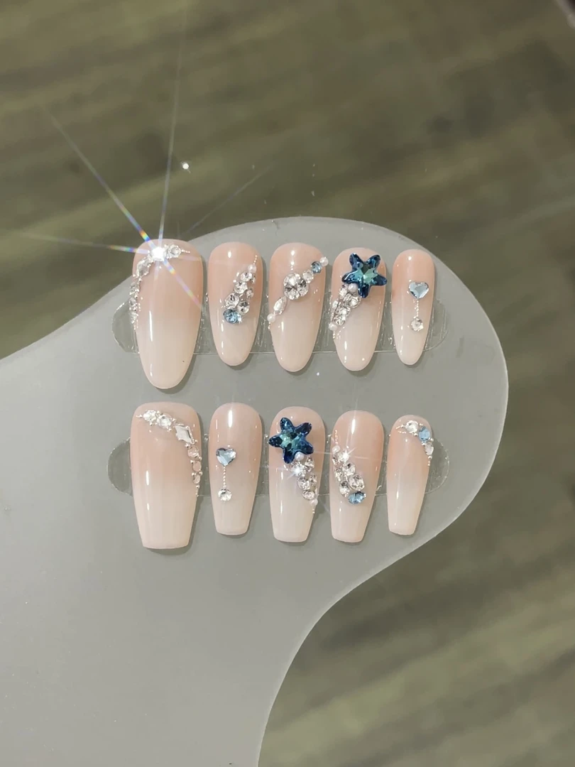 【百慕蓝】施华洛华子高级可拆卸式穿戴甲