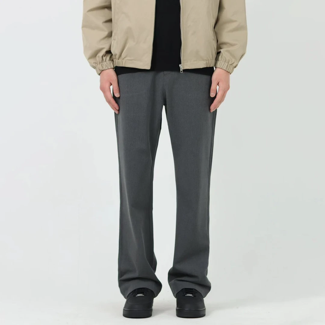 Cezphison混纺微喇西裤消光零染休闲长裤通勤clenafit百搭裤子男