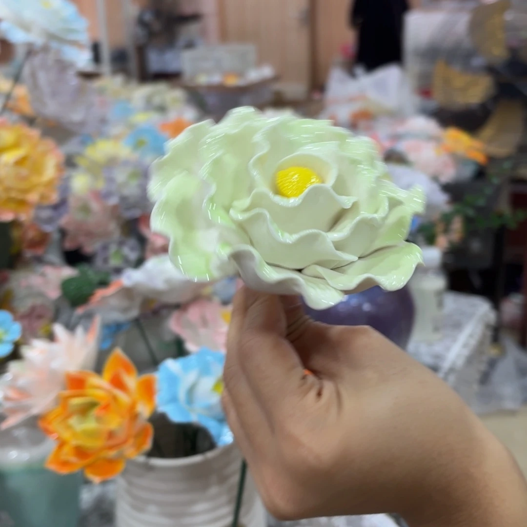 陶瓷花，20元发货，退款拉黑