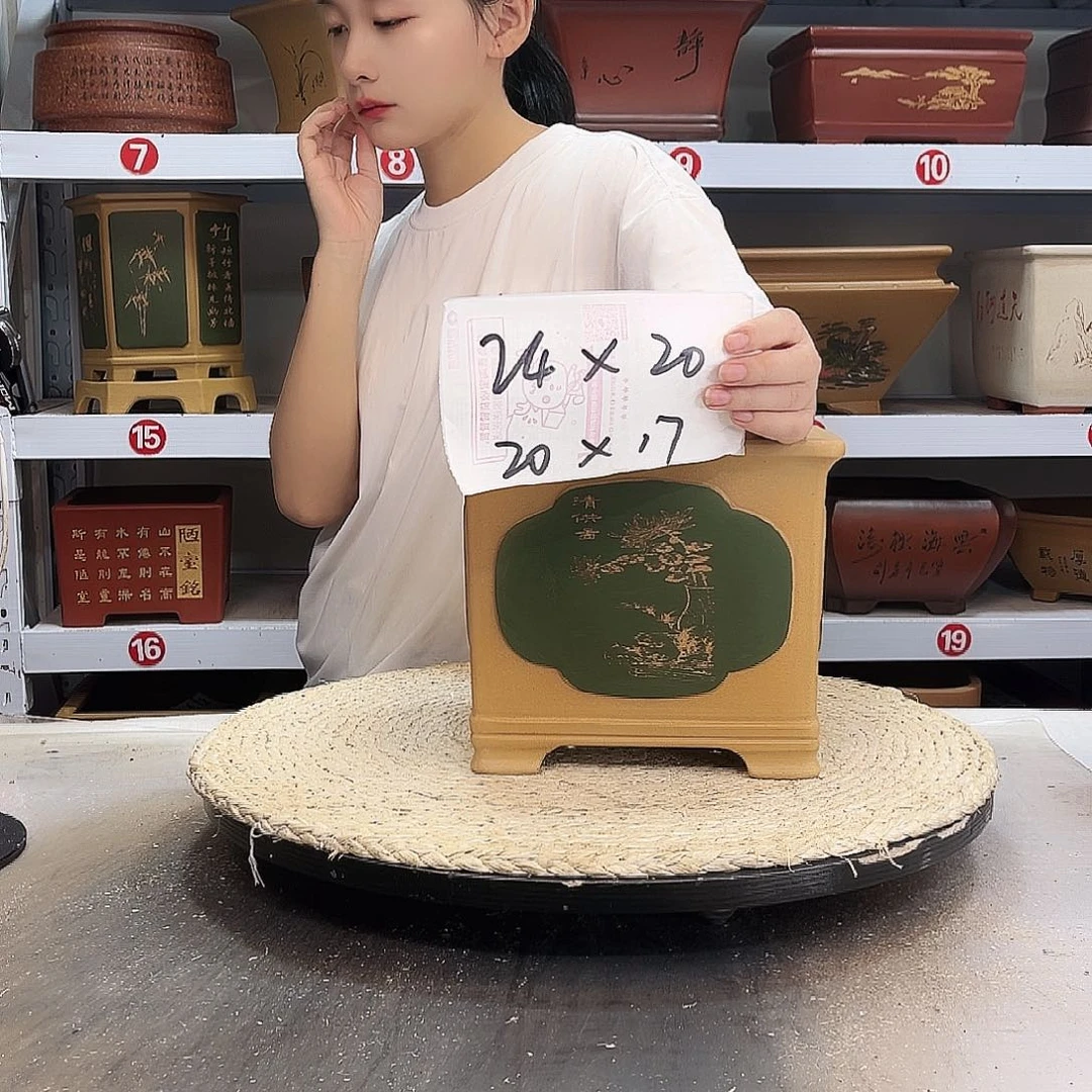 紫砂花盆紫砂花盆