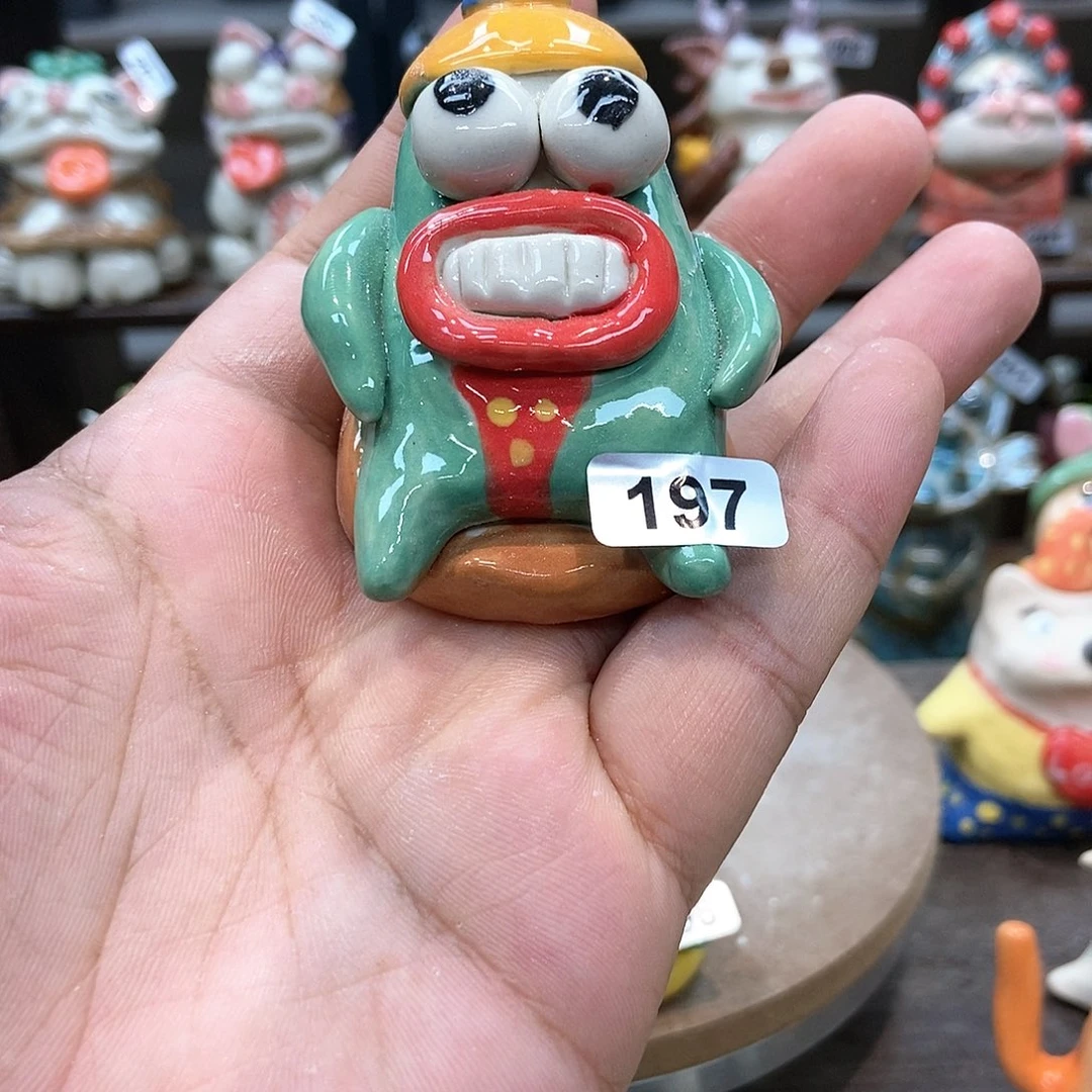 摆件直播间手工抽象工艺陶瓷摆件197