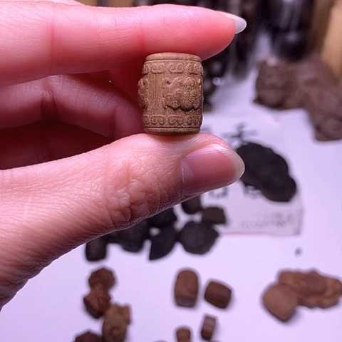 檀香木手串/手链檀香古兽大桶珠