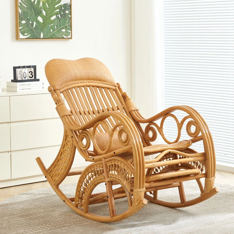排支摇椅 透气 躺椅 逍遥椅 摇摇椅成人 午休睡椅 摇摆椅藤编椅子
