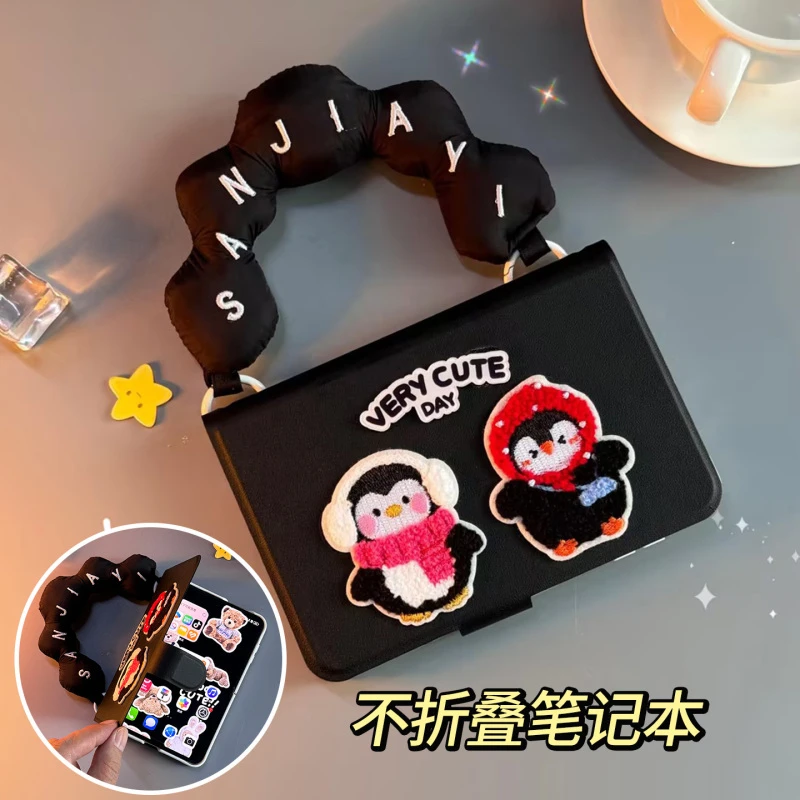 适用华为PuraX不折叠笔记本手机壳新款可爱企鹅purax典藏版保护套