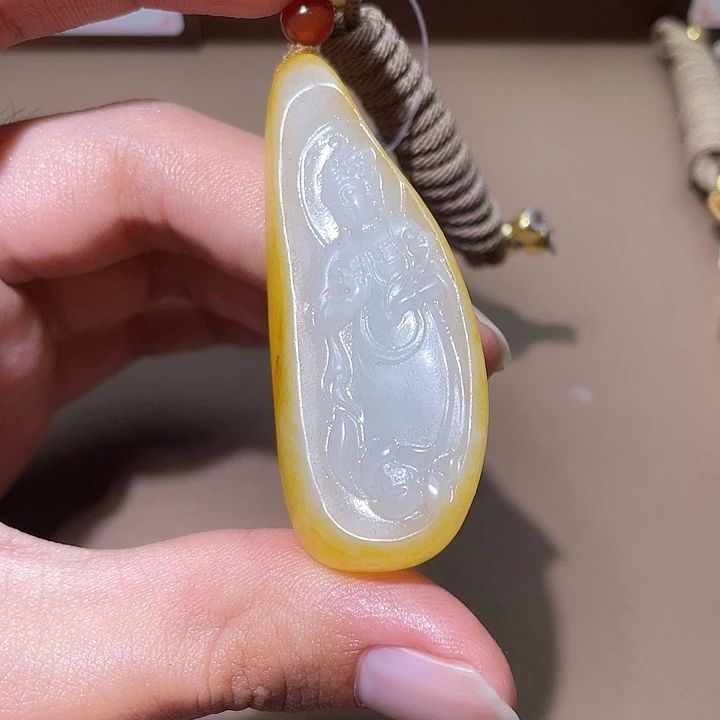 和田玉颈饰未镶嵌Y