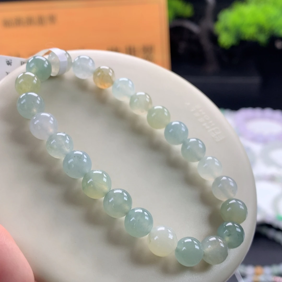 翡翠未镶嵌手链卡8