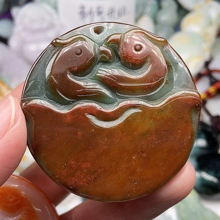 未镶嵌挂件翡翠翡翠