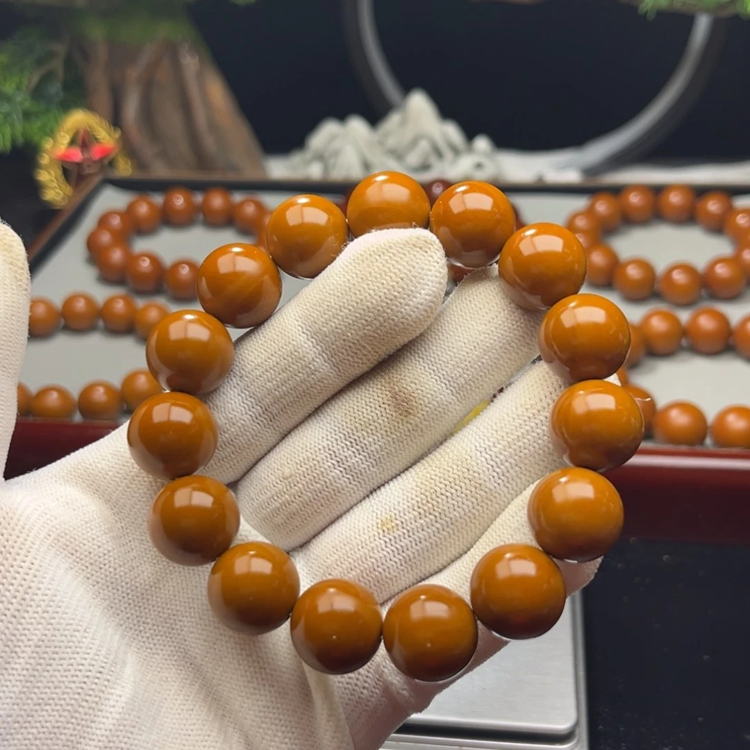一***z橄榄核手串1.54+全品老树铁核 小孔 微瑕