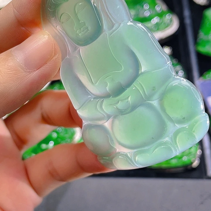 翡翠未镶嵌颈饰009