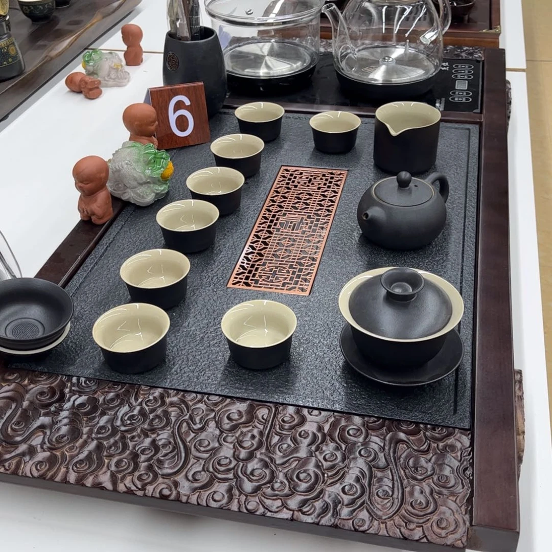 唐*森茶具套装家用全自动