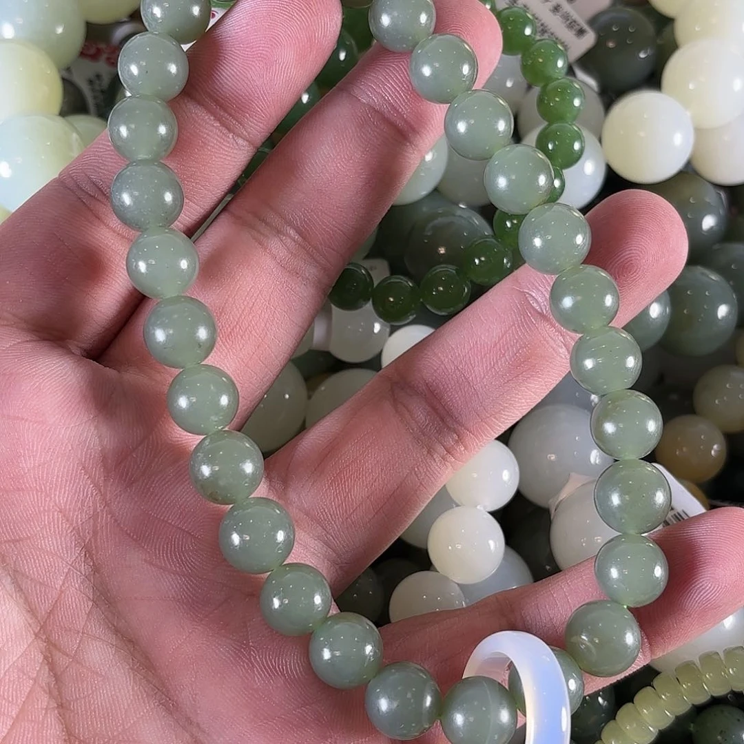 和田玉手链未镶嵌W363