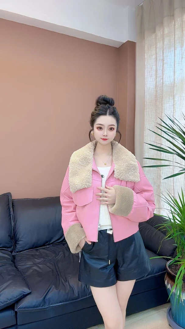 2025新款设计师皮外套