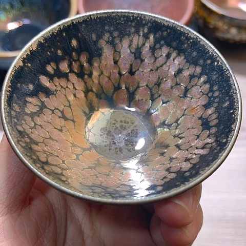 用****0紫金油滴斗笠薄胎