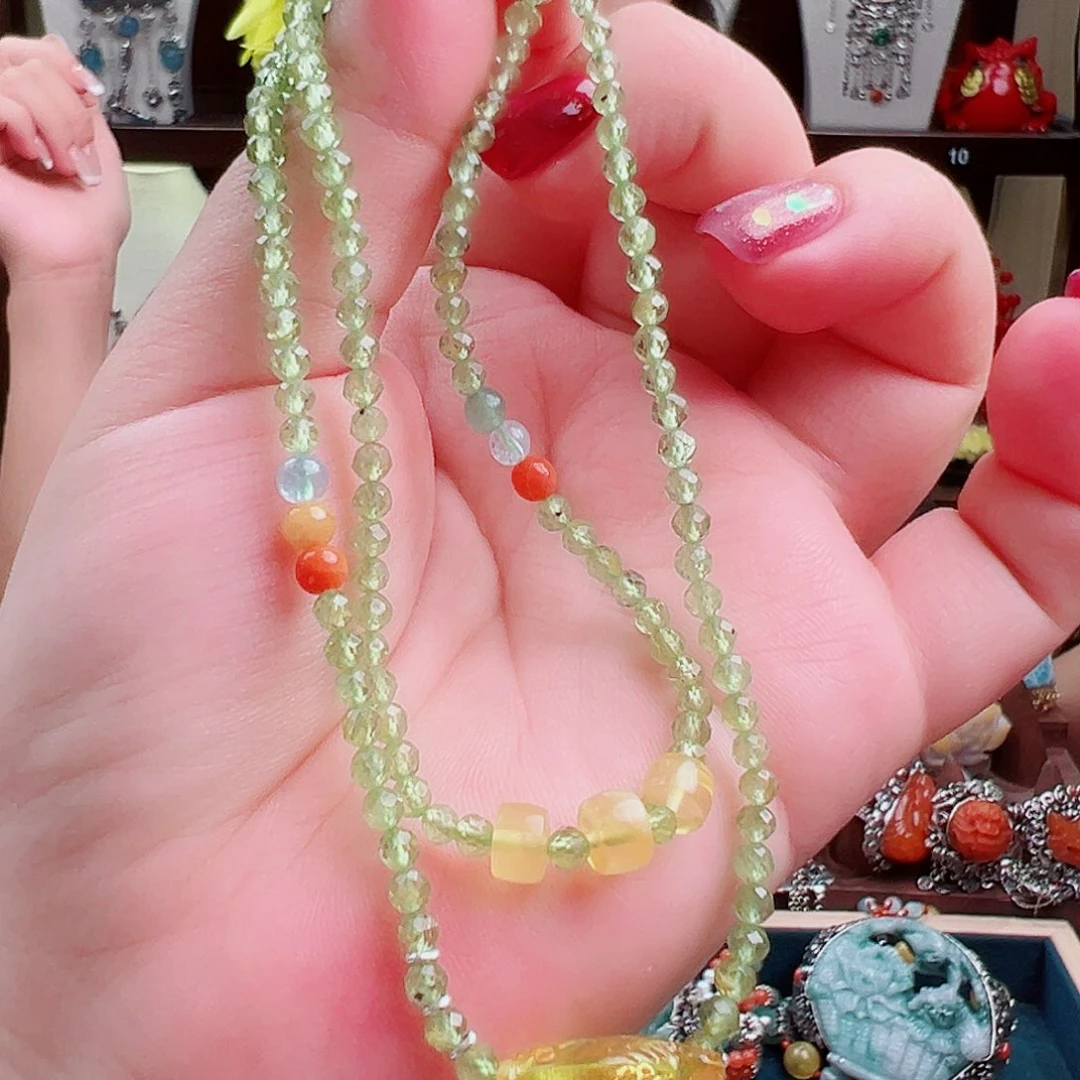 手链琥珀未镶嵌国风