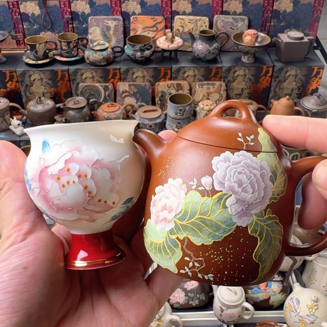 茶壶紫砂160ml一壶一杯