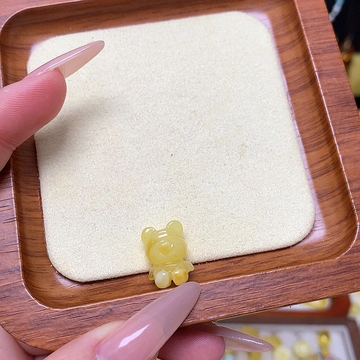 手链蜜蜡未镶嵌蜜蜡小熊
