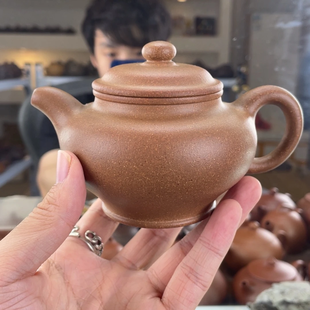 紫砂茶壶240cc黄降坡茶壶