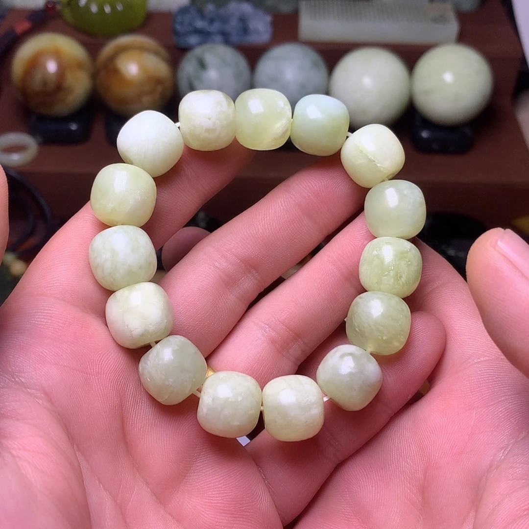 未镶嵌岫玉岫玉挂件手串