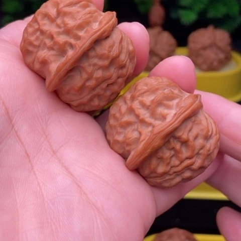 吊坠文玩核桃石门元宝全品37.8