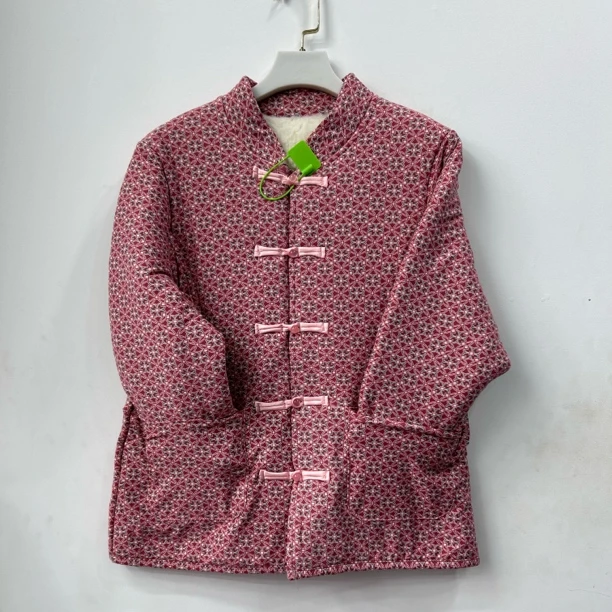 【名角服饰】【国风棉衣】时尚秋冬碎花复古气质中国风