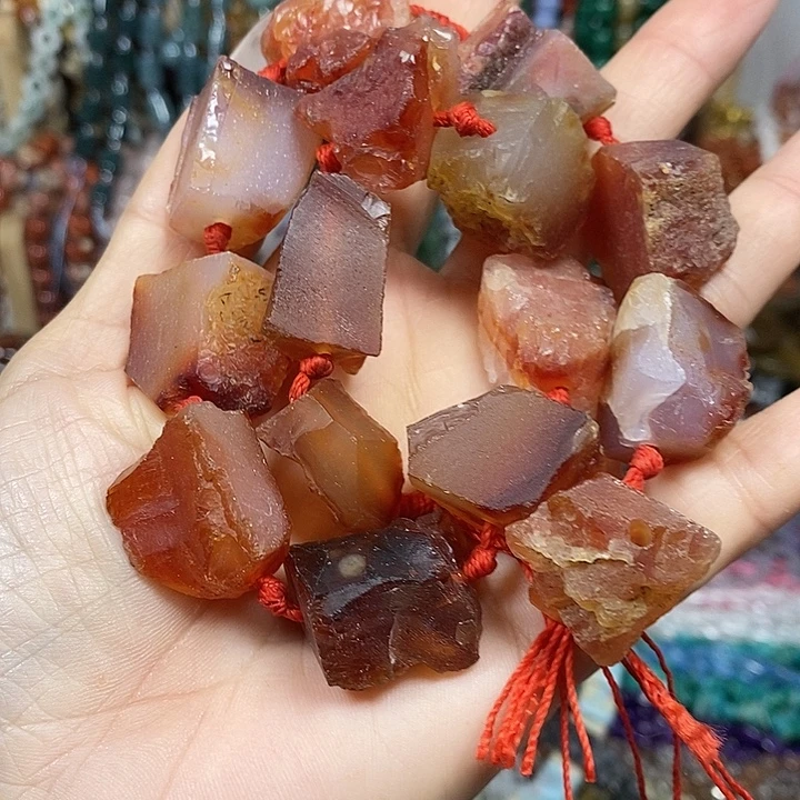 玛瑙/玉髓未镶嵌珠宝半成品玛瑙原矿一条