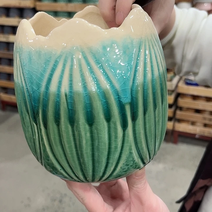 陶瓷陶瓷多肉植物花盆