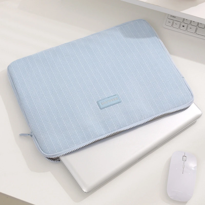 新款绒语14寸/15.6寸电脑内胆包笔记本电脑包平板电脑包纯色简约