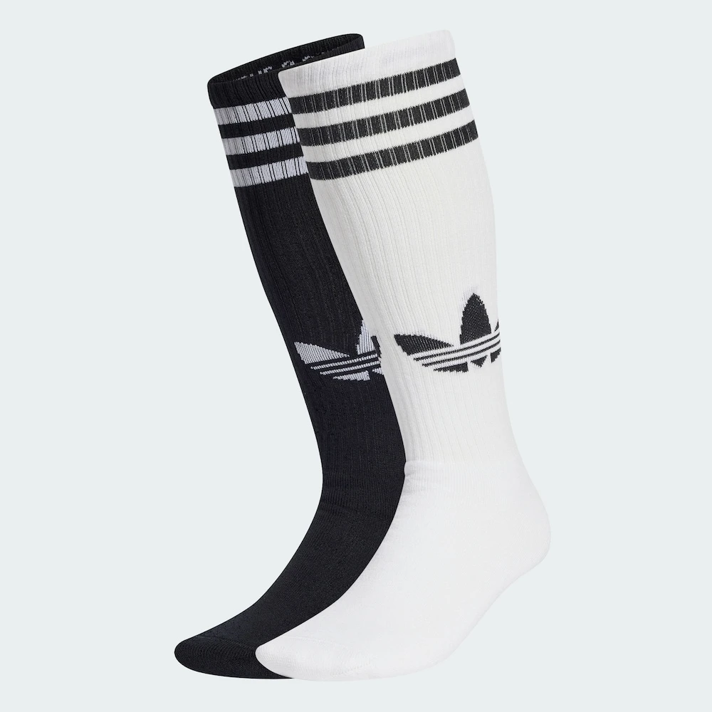 adidas三叶草BOWKNOT KNEE SOCK 舒适长筒袜子JC8878
