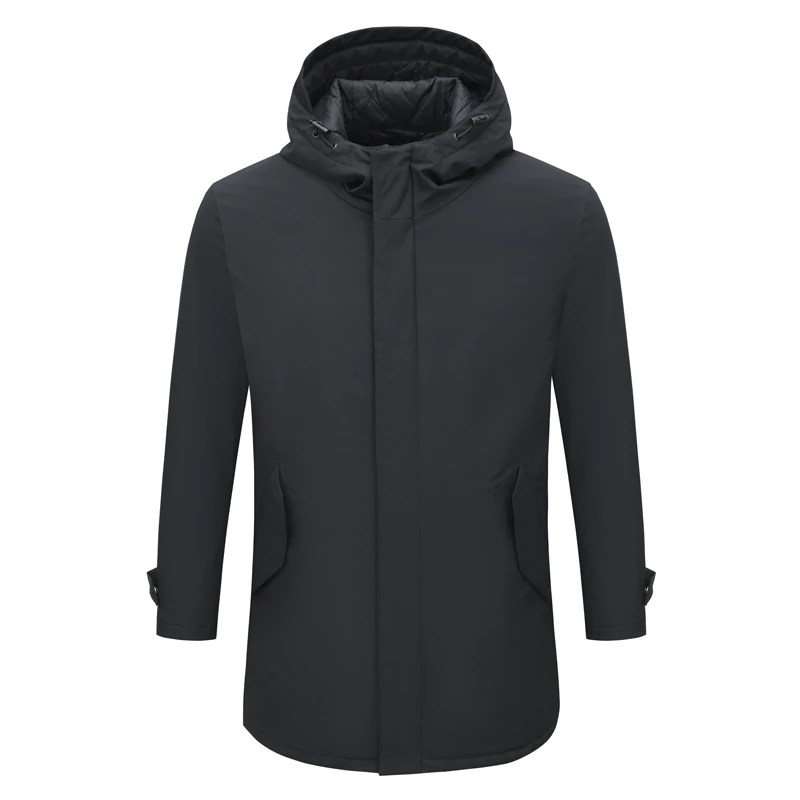 SF306圣秋冬男式羽绒服 白鸭绒拉链商务休闲保暖防风外套时尚都市