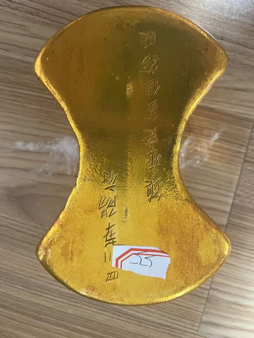 金色复古船型收藏手把件T055
