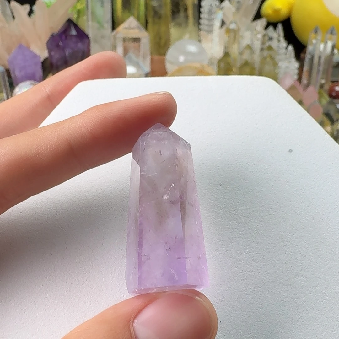 未镶嵌水晶珠宝半成品薰衣草