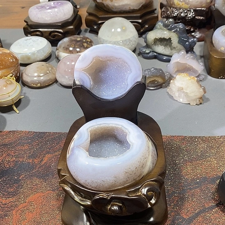 水晶摆件未镶嵌聚宝盆