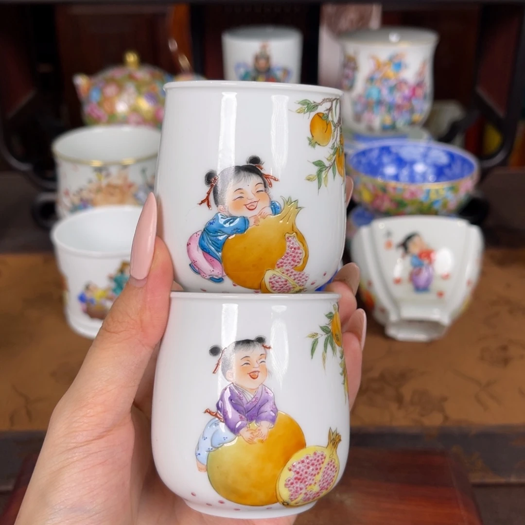 大***师景德镇全手工手绘陶瓷