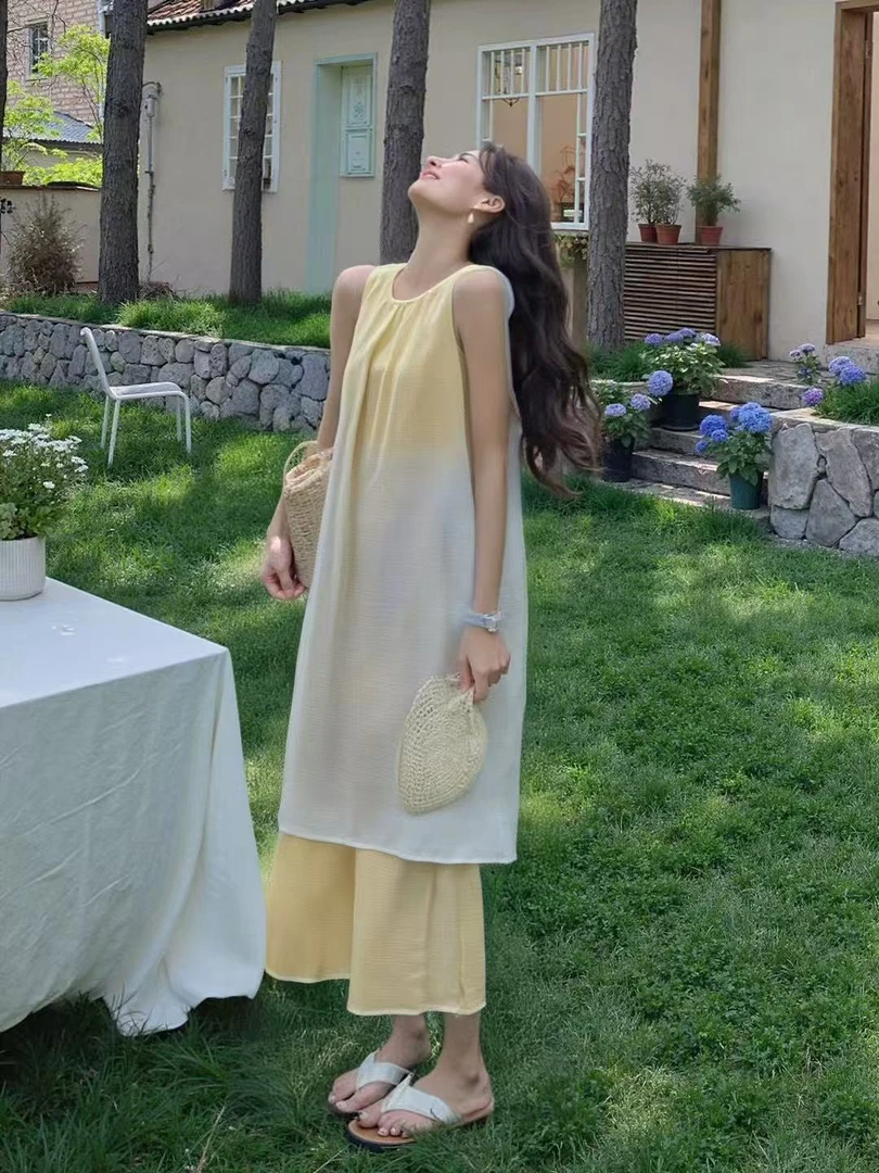 裙长123    3086【渐变甜音】连衣裙